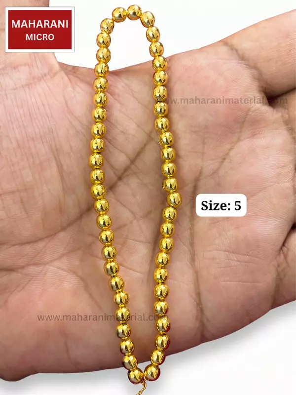 plain micro gold plated ball