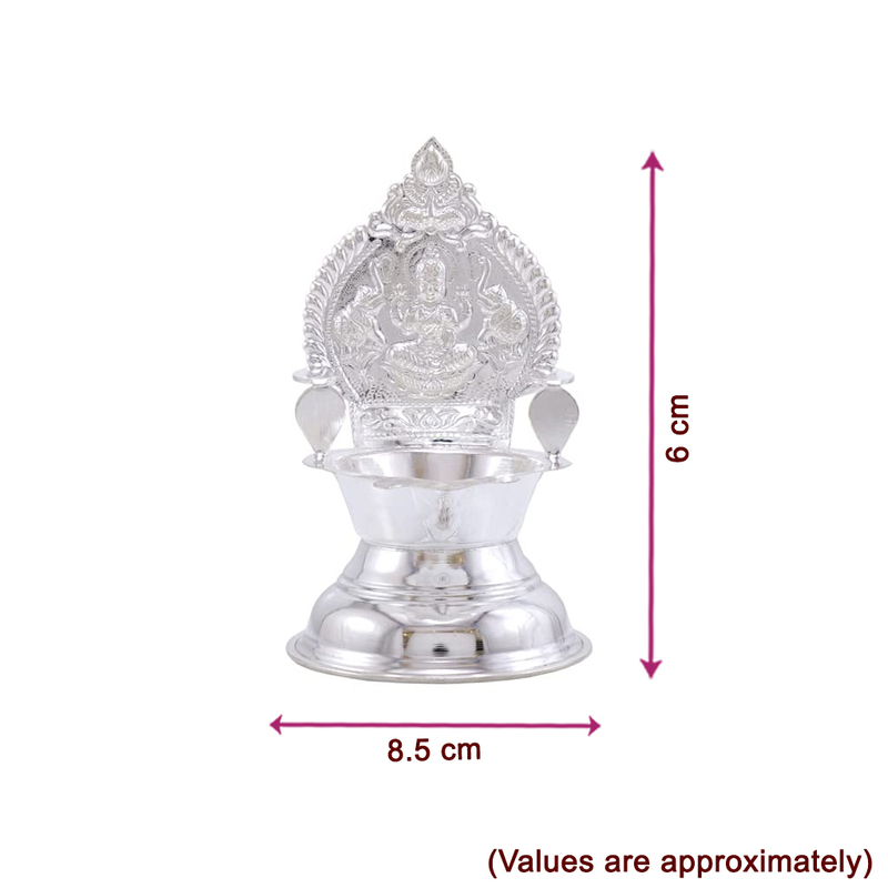 Silver Diya | Traditional Lamp & Deepak for Pooja Gifts