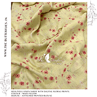 PURE LINEN SAREE YBRSLIN23431 PURE LINEN SAREE YBRSLIN23431
