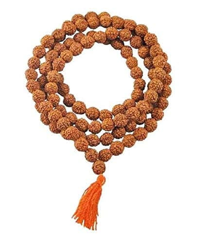 Rudraksha Mala 108 Beads with Certificate 8mm