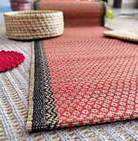 Madur Red Honey Comb Runner