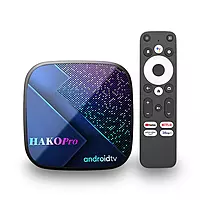 HAKO Pro Google Certified Android TV Box | 4GB RAM + 32GB ROM | 4K HDR | Voice Remote | Android TV 11