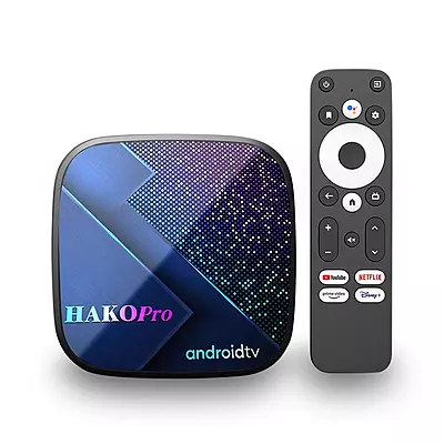 HAKO Pro Google Certified Android TV Box | 4GB RAM + 32GB ROM | 4K HDR | Voice Remote | Android TV 11
