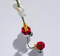 Crochet Ladybug Hanging