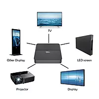 H618 Voice Enabled Android TV Box | 4GB RAM + 64GB Storage | 4K HDR | Dual-Band Wi-Fi | Bluetooth | Android 14