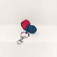 Crochet Snail Key Chain