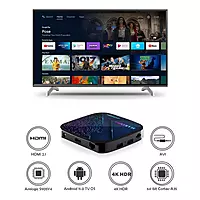 HAKO Pro Google Certified Android TV Box | 4GB RAM + 32GB ROM | 4K HDR | Voice Remote | Android TV 11