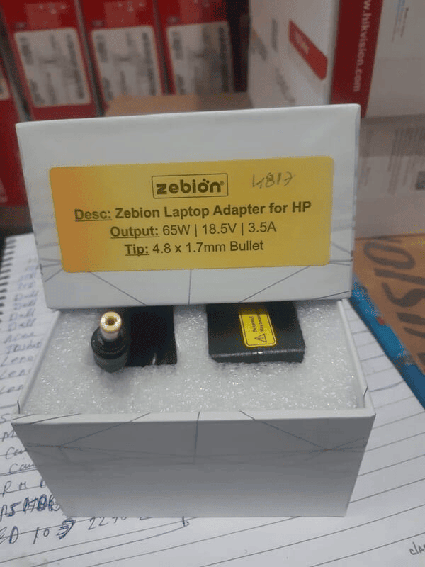 Zebion Laptop Adapter FOHP65w Big 18.5V/3.5A