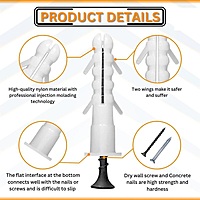 Nylon Plug 1.1/2 inch (10-nos)