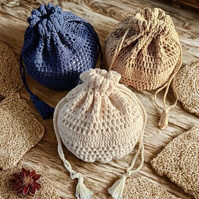 Crochet Potli Bags