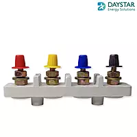 100 Amp 4 Pole Grey Standard Connection Plate with Cap | TPN-100