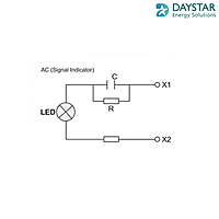 22.5mm Buzzer Illuminated Blue