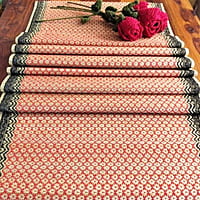 Madur Red Honey Comb Runner