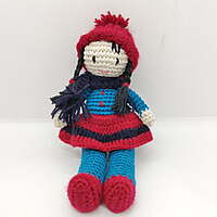 Crochet Winter Small Doll
