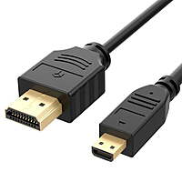 Micro HDMI to HDMI Cable 1.5 Meter (Black) Micro HDMI to HDMI Cable 1.5 Meter (Black)