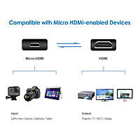 Micro HDMI to HDMI Cable 1.5 Meter (Black) Micro HDMI to HDMI Cable 1.5 Meter (Black)