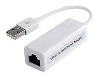 USB 2.0 to Lan Adapter, upto 10/100 Ethernet Network Internet LAN RJ45 Adapter Replacement for Desktop Laptop (White) USB 2.0 to Lan Adapter, upto 10/100 Ethernet Network Internet LAN RJ45 Adapter Replacement for Desktop Laptop (White)