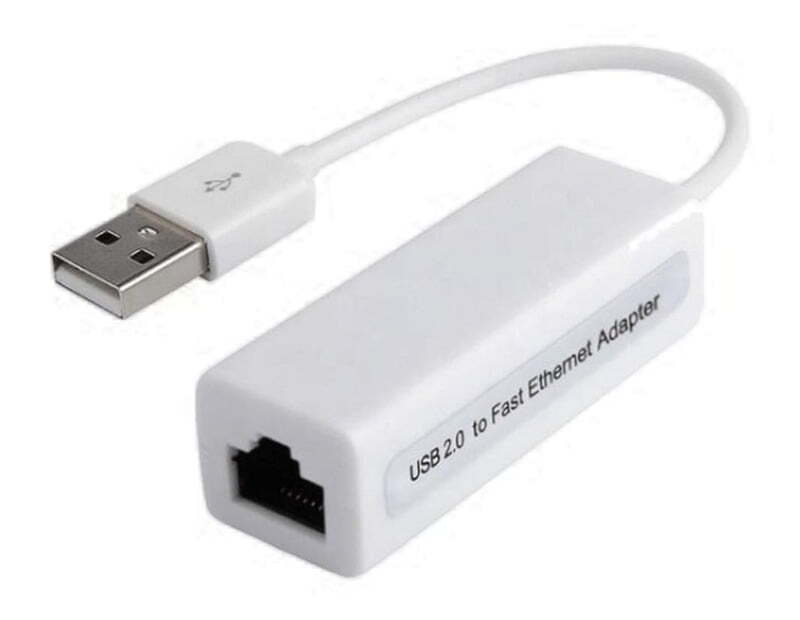 USB 2.0 to Lan Adapter, upto 10/100 Ethernet Network Internet LAN RJ45 Adapter Replacement for Desktop Laptop (White) USB 2.0 to Lan Adapter, upto 10/100 Ethernet Network Internet LAN RJ45 Adapter Replacement for Desktop Laptop (White)