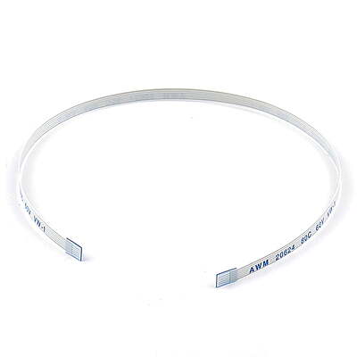 6 Pin 0.5mm Pitch 100mm Same Side Connection FFC Ribbon Flexible Flat Cable