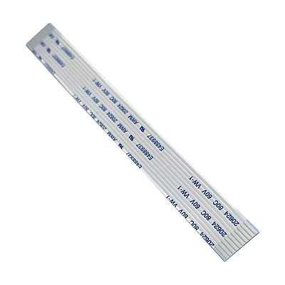 10 Pin 1mm Pitch 100mm Same Side Connection FFC Ribbon Flexible Flat Cable