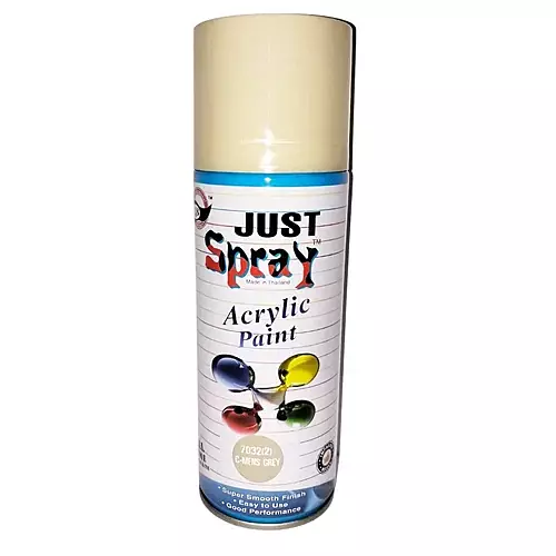 Just Spray  Ral &amp;  Powder Coating Shade And Primer 400ml, C-Mens Grey