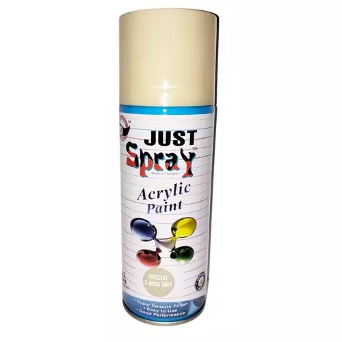 Just Spray  Ral &amp;  Powder Coating Shade And Primer 400ml, C-Mens Grey