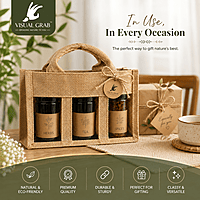 Jute Window Gift Bag