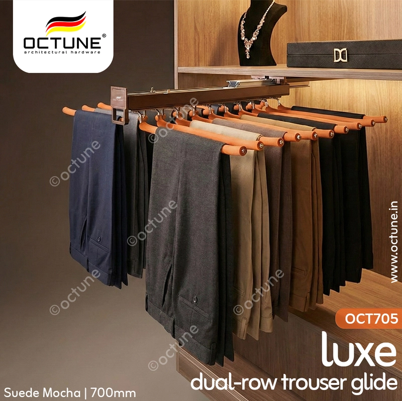 Octune Luxe Dual-Row Trouser Glide