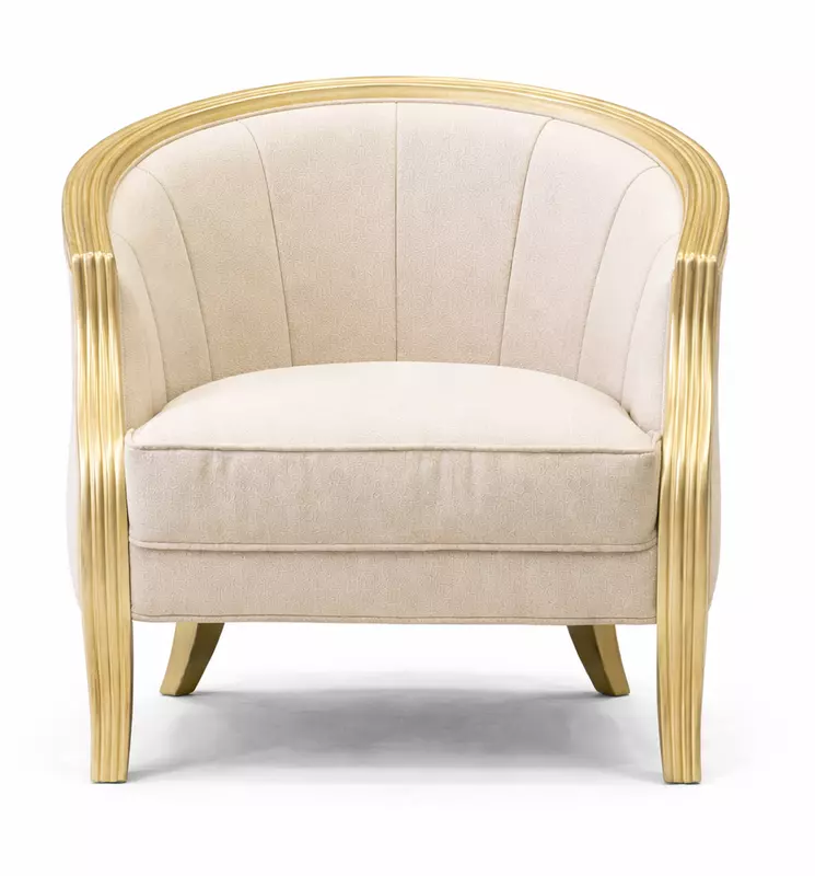 Madalsa Gold Foiled Accent Chair