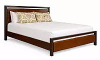 Live Edge Industrial Design Hotel Bed King Size