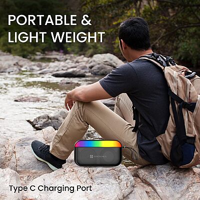 Portronics Plugs 2 8W Portable Bluetooth Speaker offers powerful sound in a compact design. Enjoy wireless music with long battery life, making it perfect for travel and outdoor use.