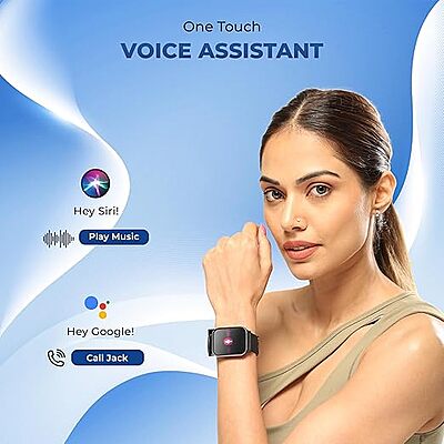 Lapcare Smart Watch Fitso II LSW‑006 offers Bluetooth calling, built-in voice assistant, SpO₂ & heart‑rate tracking, weather forecast, music control, IPS 1.91″ display, IP67 water‑resistance.