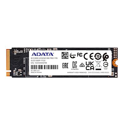 Adata LEGEND 900 PRO 1TB NVMe SSD – PCIe Gen4 M.2 2280 | 7400/6000 MB/s | 5Y Warranty