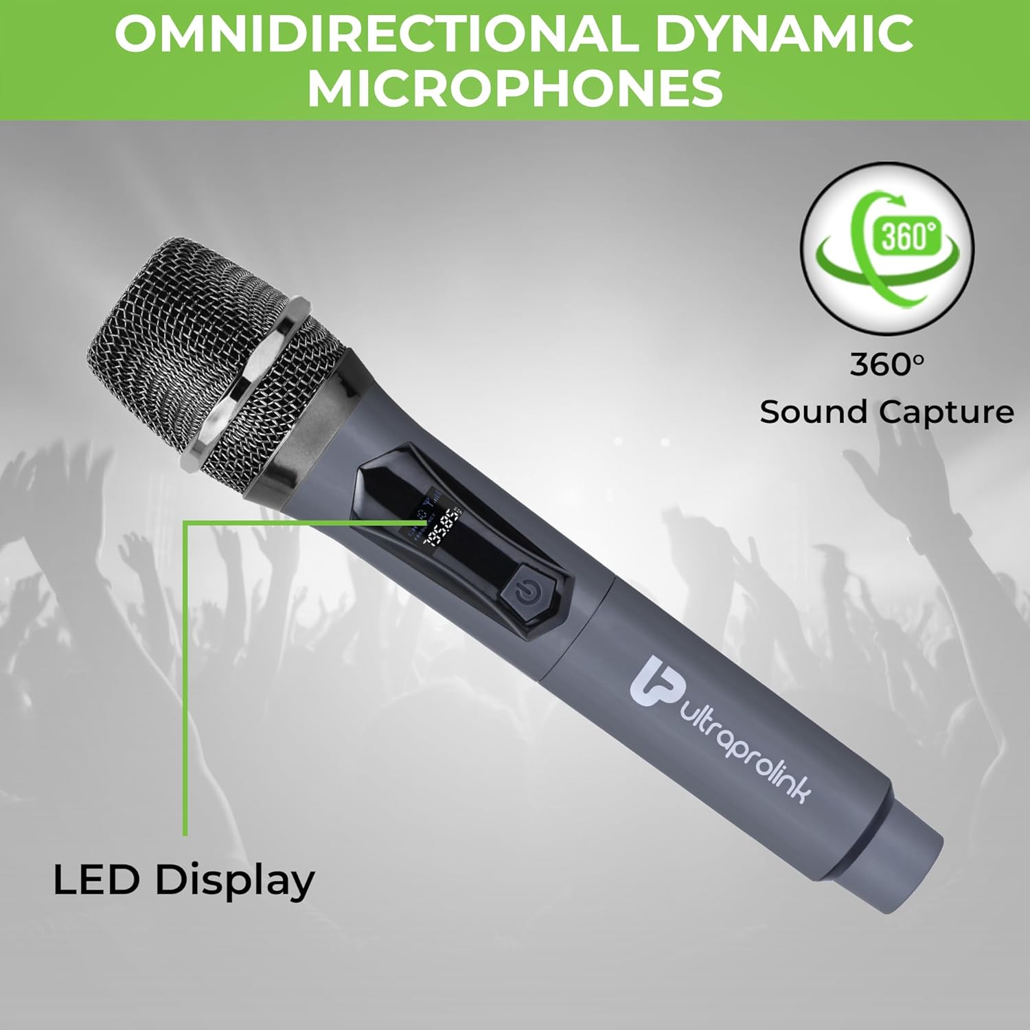 UltraProlink UM1191-1 - Sonic Solo Dynamic Wireless Microphone