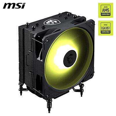 MSI MAG CoreFrozr AA13 ARGB CPU Air Cooler – 120mm PWM Fan | LGA1851 & AM5 Support