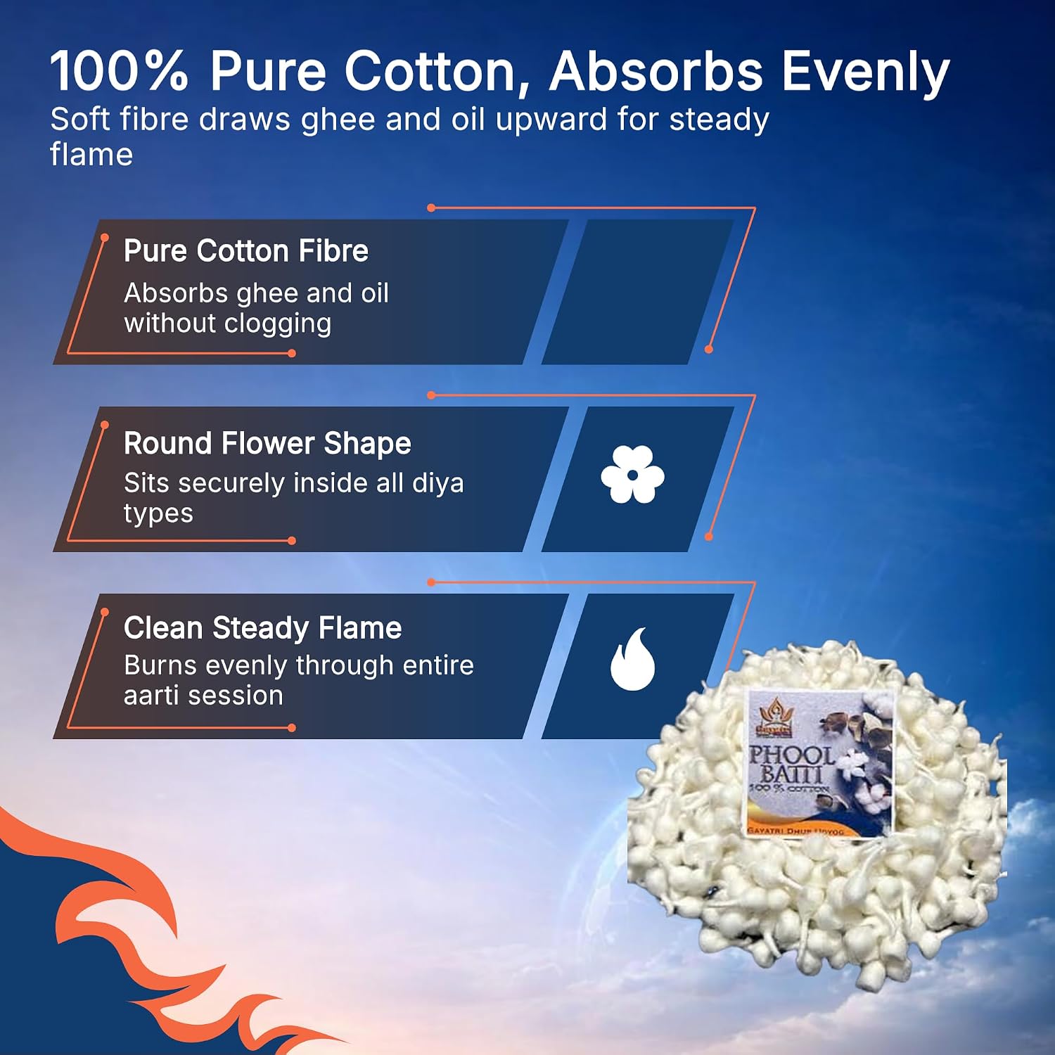 Cotton Phool Batti