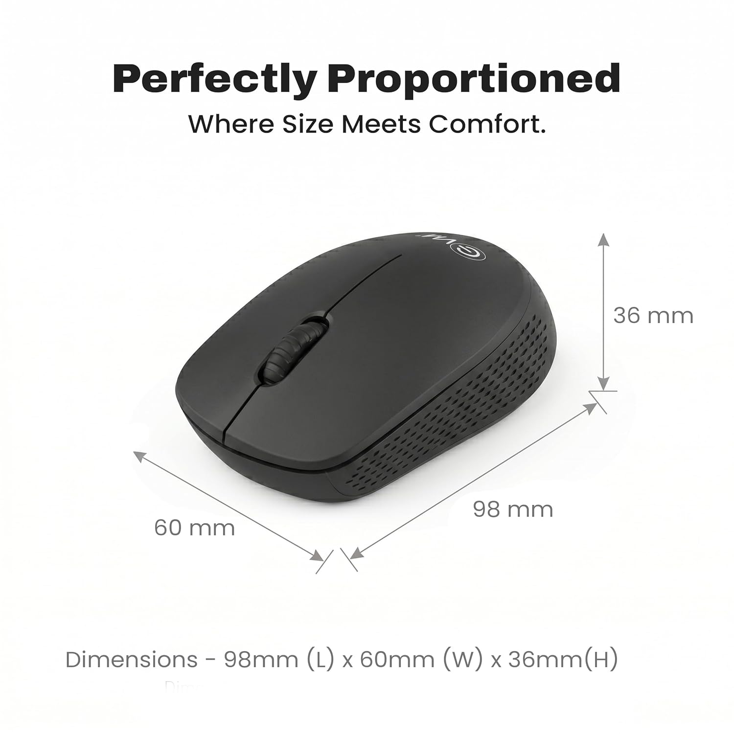 EVM 3W042 Neo Wireless Mouse - Black