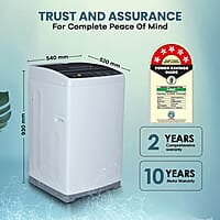 Haier 6 Kg 5 star Fully Automatic Top Loading Washing Machine HWM60-AE,