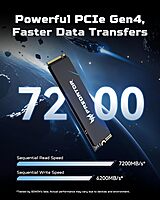 Acer Predator GM6 1TB NVMe SSD – M.2 2280 | PCIe Gen4 | Up to 7200MB/s Read