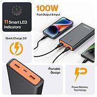 Ambrane PowerLit Ultra 25000 mAh (Black)