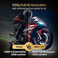 Portronics Beem 470 Smart LED Projector with 1080p Full HD 4500 Lumens 5 Watt Speaker