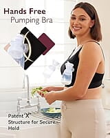 Hands-Free Pumping & Nursing Bra - Adjustable, Supportive, and Comfortable Maternity Wear for Breastfeeding Moms Hands-Free Pumping & Nursing Bra - Adjustable, Supportive, and Comfortable Maternity Wear for Breastfeeding Moms