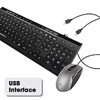 ZEBRONICS Zeb-JUDWAA 900 Wired USB Keyboard & Mouse Set – 12 Hotkeys  80012001600 DPI  1.8m USB Cable  Dedicated DPI Button  UV Printed Chiclet Keys  Rupee Key  Silent Usage  Black