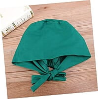 Surgical Green Cloth Surgeon Cap – Adjustable Cotton OT Cap