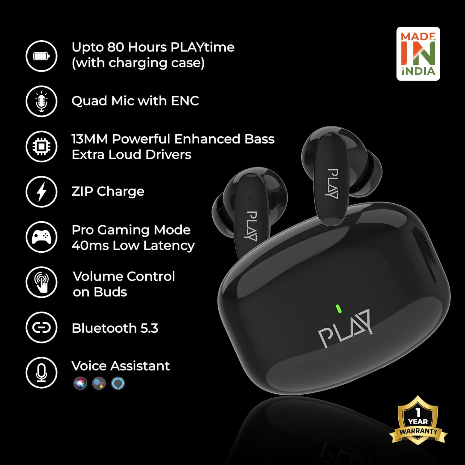 PLAY T37 - PLAYGO MUZEPRO Black