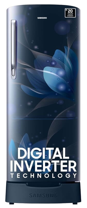 Samsung 183 L, 3 Star, Digital Inverter, Direct-Cool Single Door Refrigerator (RR20C1823U8/HL