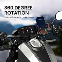 Portronics Mobike 4 Bike Phone Mount with 360° Rotational, Strong Hold for Bicycle, Motorcycle Compatible with 4.7 to 6.8 inch