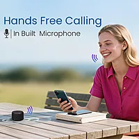 Portronics 312 PICO Mini BT Speaker – 5W | Bluetooth v5.3 | Type-C | Black | 1 Year Warranty