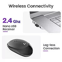 Ambrane Sliq-2 Wireless Mouse (Black)