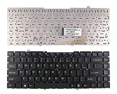 Laptop Keyboard Compatible for Sony VAIO VGN FW Black.